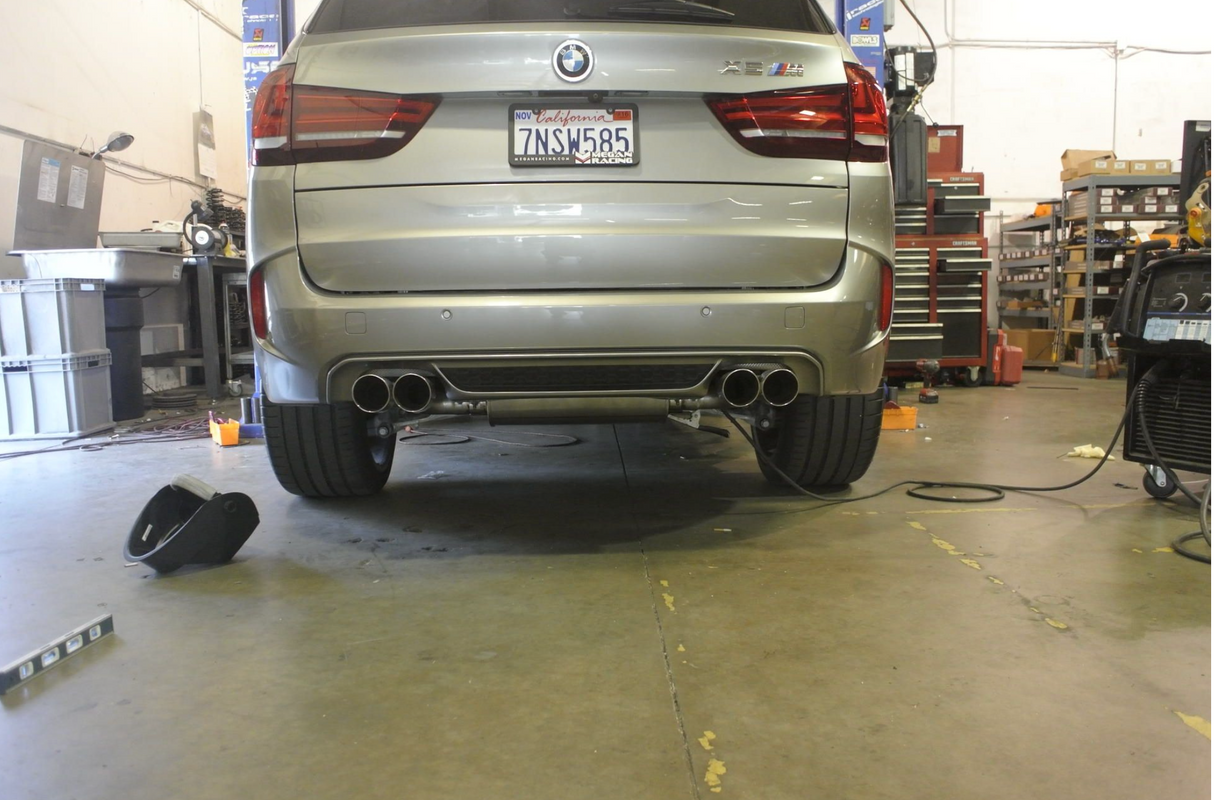 Megan Racing® BMW X5M/X6M F85/F16 Supremo 304SS 3" Cat-Back Exhaust with Quad 4" OD Tips