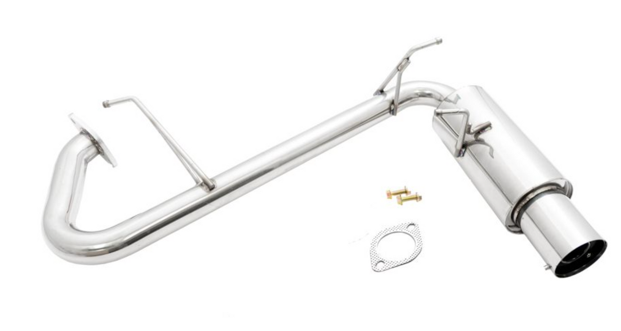 Megan Racing® (99-05) Mazda MX-5 Miata 304SS 2.5" Axle-Back Exhaust with 4.5" OD Polished Tip