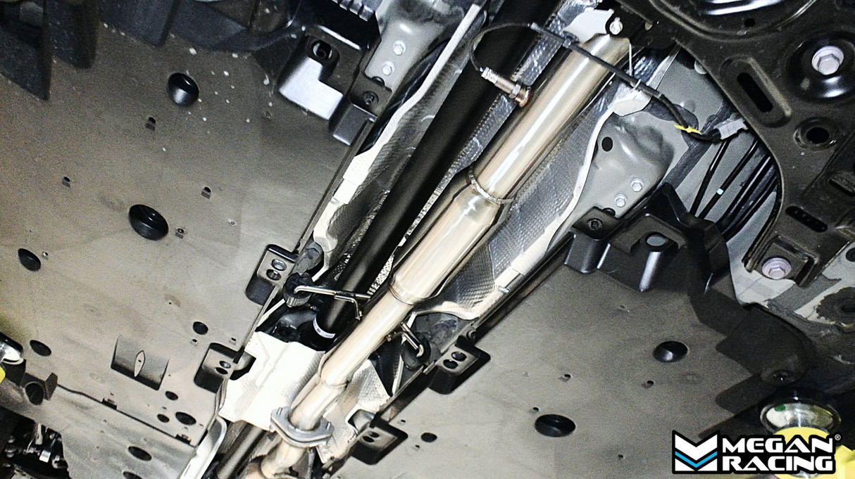 Megan Racing® Toyota GR Corolla 304SS 3" Catted Mid-Pipe Kit