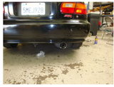 Megan Racing® (92-00) Honda Civic EX Black Series Cat-Back Exhaust with 4" OD Tip