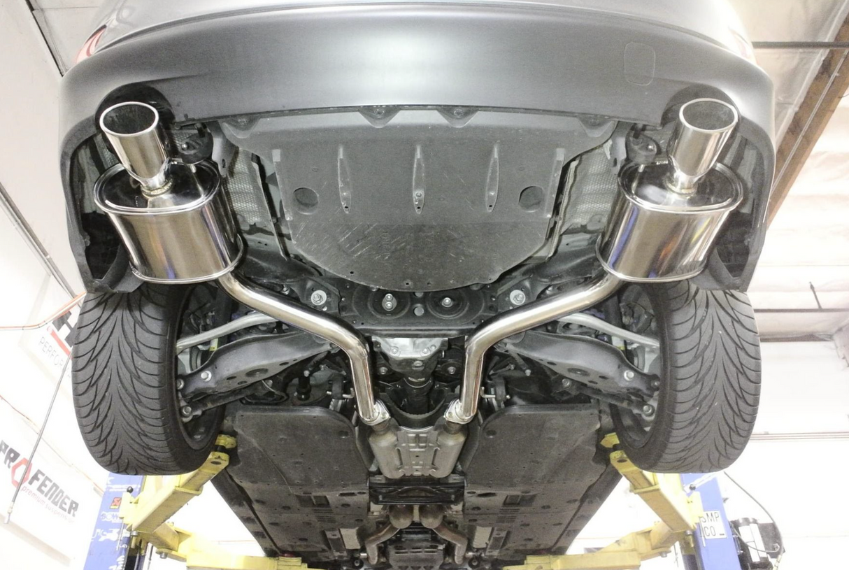 Megan Racing® (14+) Lexus IS250 304SS 2.5" Axle-Back Exhaust with 4" OD Polished Tips