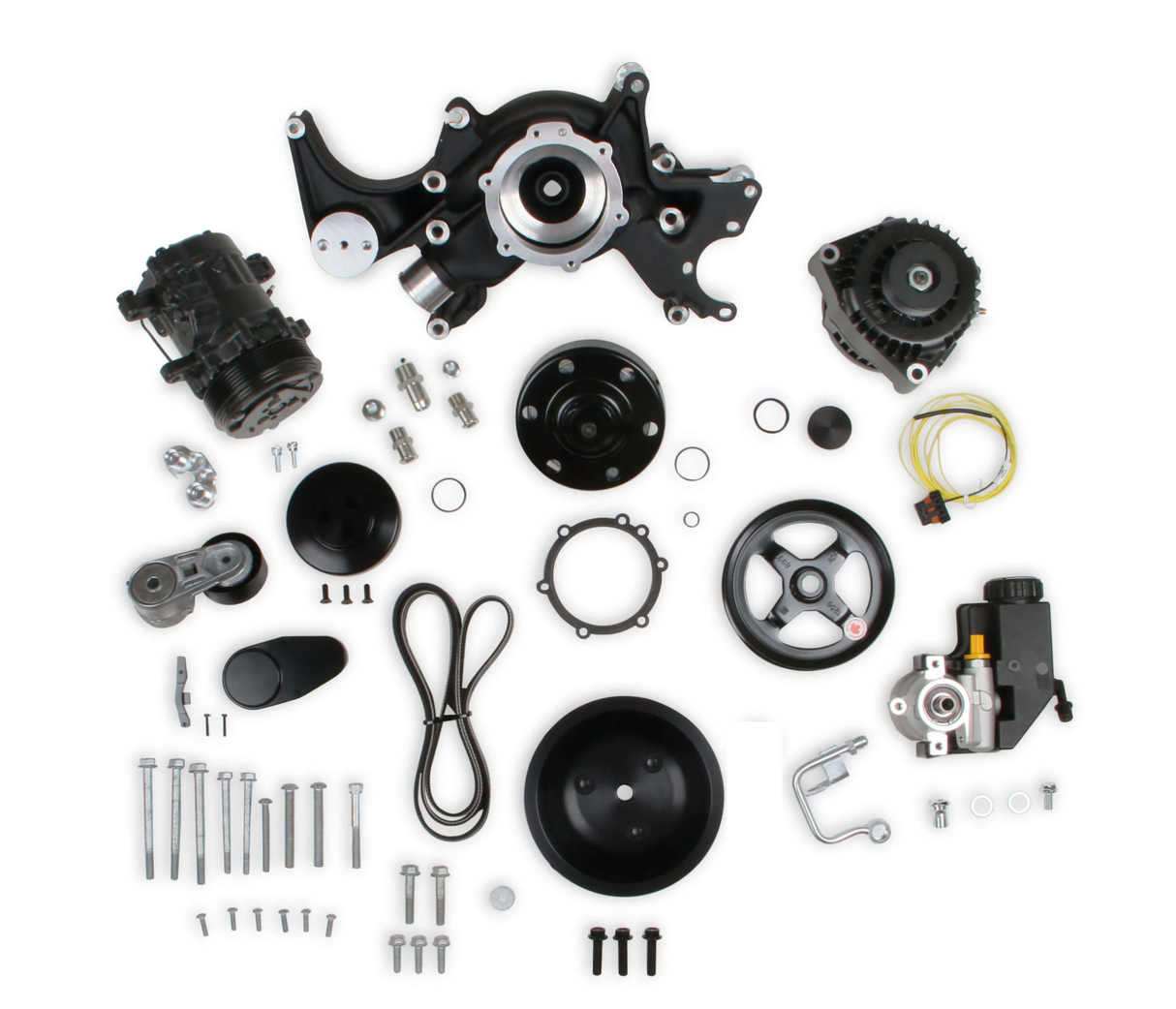 Holley® #20-240BK Small Block Chevy Mid-Mount Complete Drive System