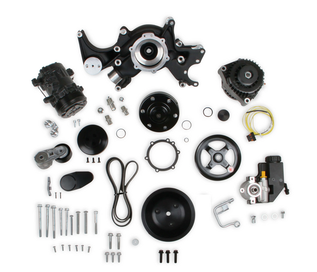 Holley® #20-240BK Small Block Chevy Mid-Mount Complete Drive System