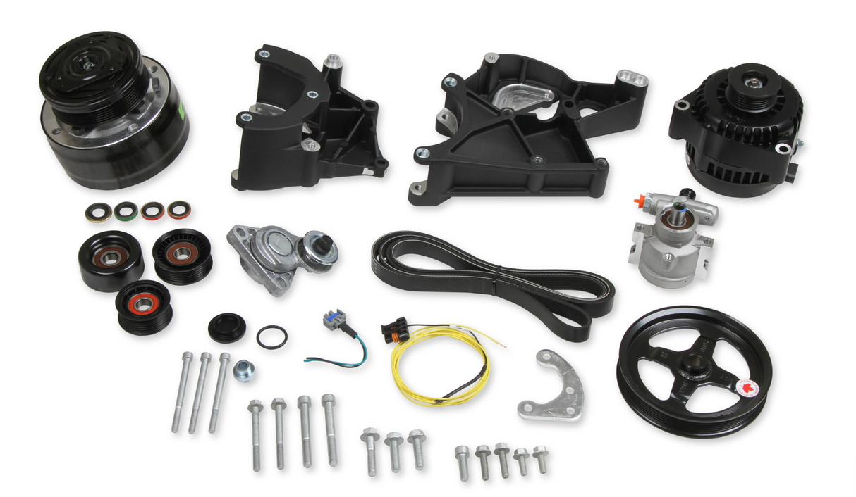 Holley® #20-136BK GM LS/LT High-Mount Complete Drive Kit