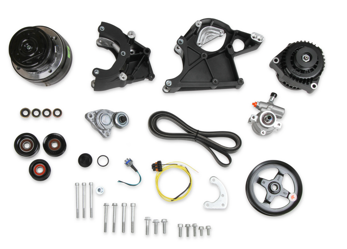 Holley® #20-136BK GM LS/LT High-Mount Complete Drive Kit