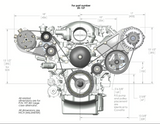 Holley® #20-137 GM LS/LT Polished High-Mount Complete Drive Kit