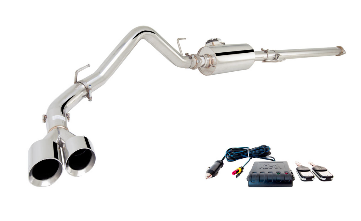 XForce (15-20) Ford F-150 2.7L/3.5L/5.0L 304SS 3" Varex Valved Cat-Back Exhaust with Twin 4" OD Tips