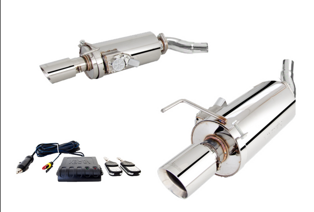 XForce (15-17) Mustang GT Fastback 304SS 3" Varex Valved Axle-Back Exhaust with 4" OD Tips