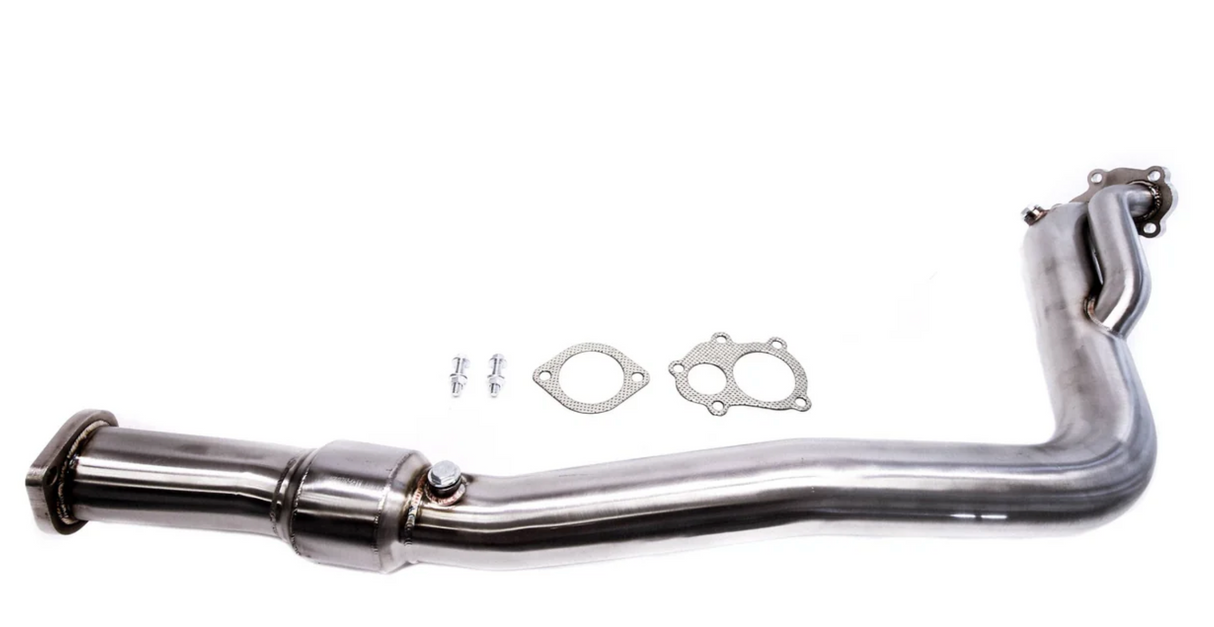 PLM® (08-20) Subaru WRX/STI/FXT/LGT 304SS 3" 200 Cell Catted Exhaust Down Pipe