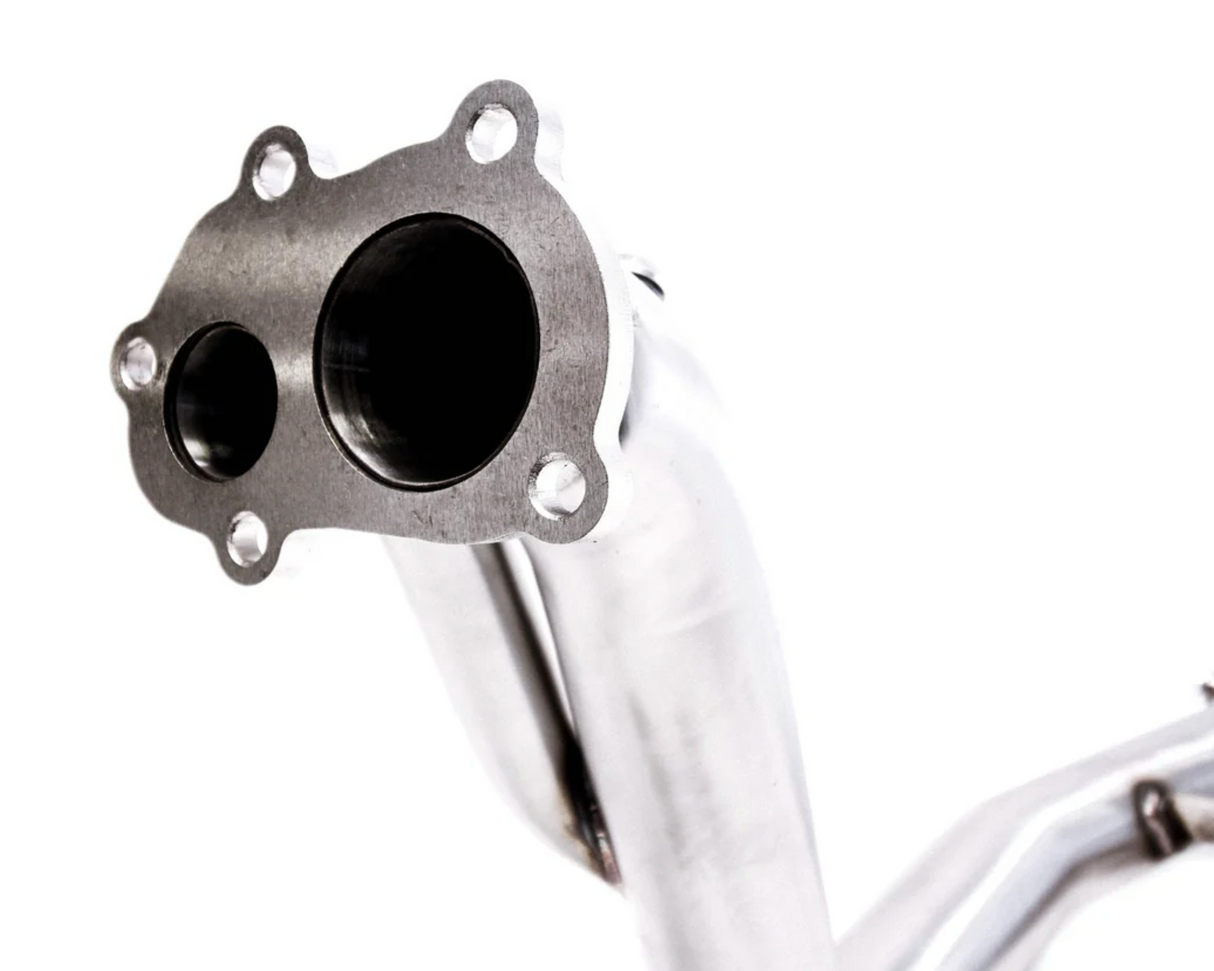 PLM® (08-20) Subaru WRX/STI/FXT/LGT 304SS 3" 200 Cell Catted Exhaust Down Pipe
