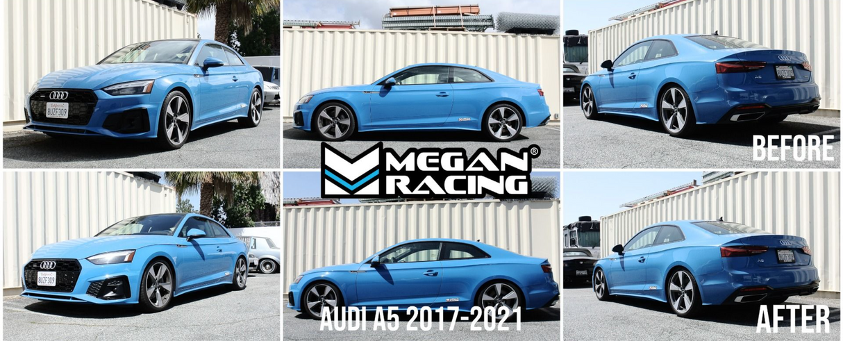 Megan Racing® (17-21) Audi A4/A5 EU Series Coilover Kit (48mm Front Strut)