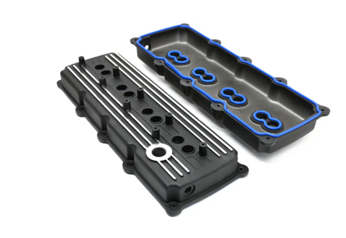 CFR Performance GEN III HEMI Hellcat Conversion Rocker Arm Valve Covers with Oil Filler Tube Holes