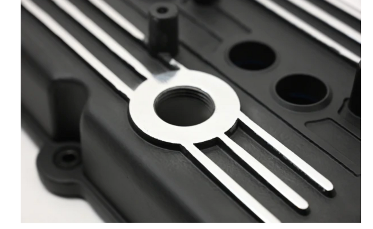 CFR Performance GEN III HEMI Hellcat Conversion Rocker Arm Valve Covers with Oil Filler Tube Holes