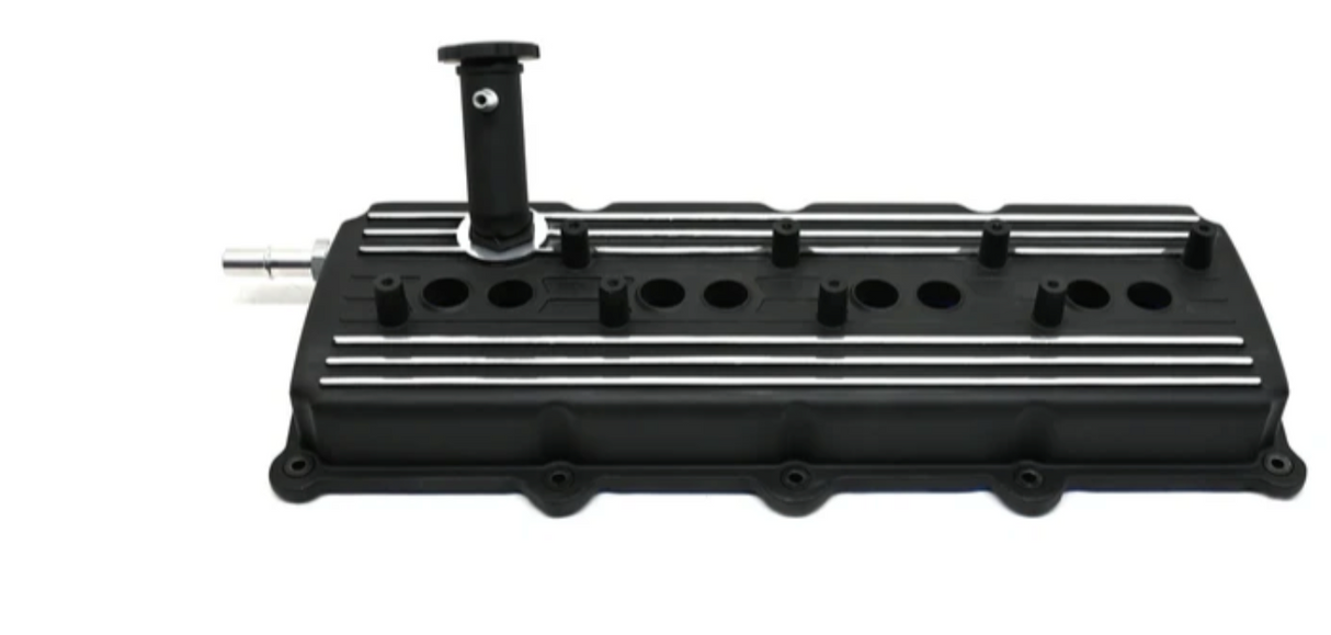 CFR Performance GEN III HEMI Hellcat Conversion Rocker Arm Valve Covers with Oil Filler Tube Holes