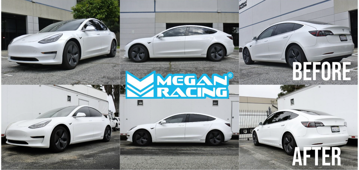 Megan Racing® (17-25) Tesla 3 RWD EZII Series Coilovers