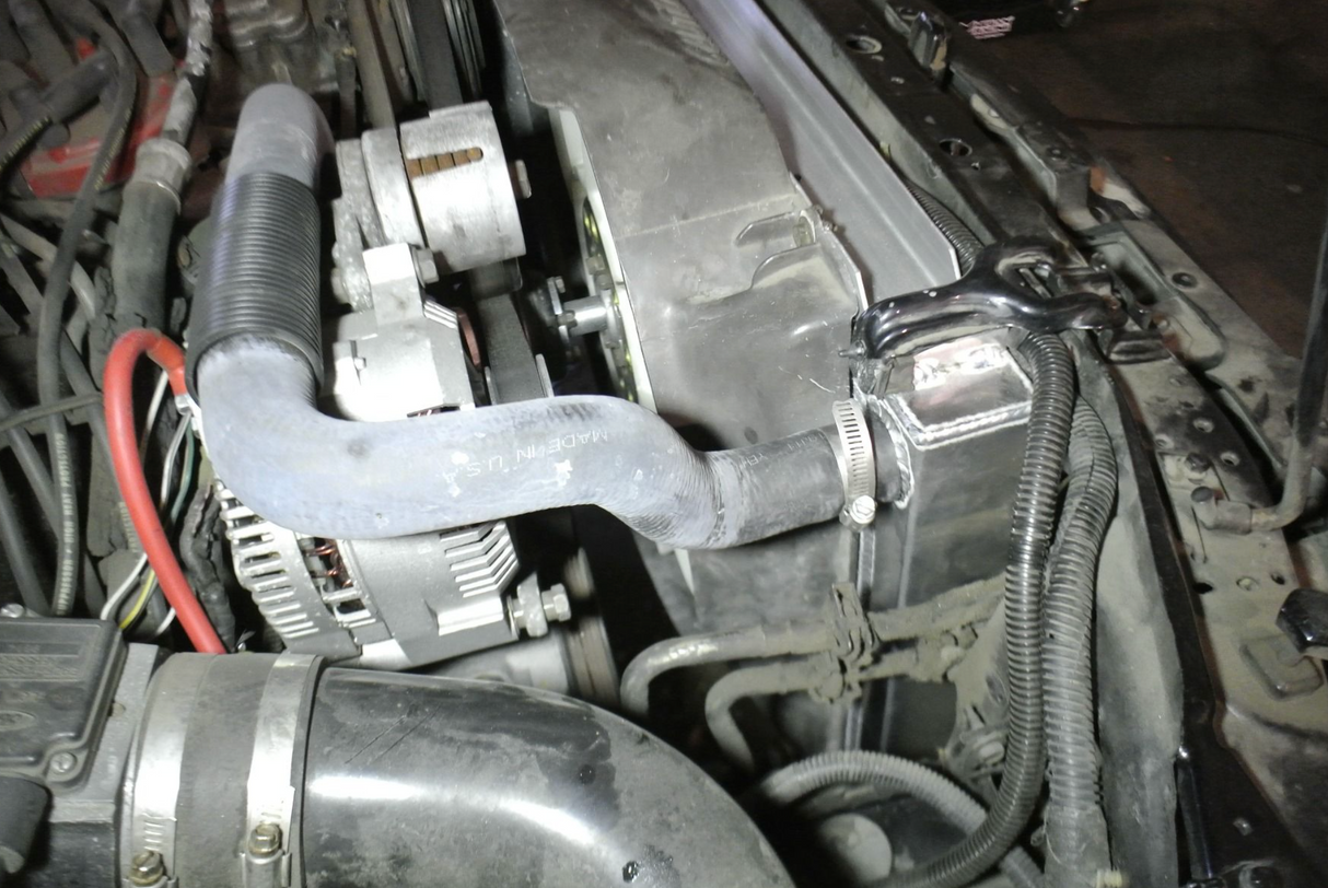Megan Racing® (79-93) Ford Mustang T5 Aluminum Radiator (Manual Transmission)