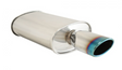 Megan Racing® Universal Exhaust O-ST Muffler (Single Oval Burnt Tip)
