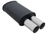 Megan Racing® Universal Exhaust M-DT Muffler Black