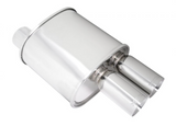 Megan Racing® Universal Exhaust F-RT Turbo Dual Tip Muffler