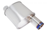 Megan Racing® Universal Exhaust F-RT Turbo Burnt Tip Muffler