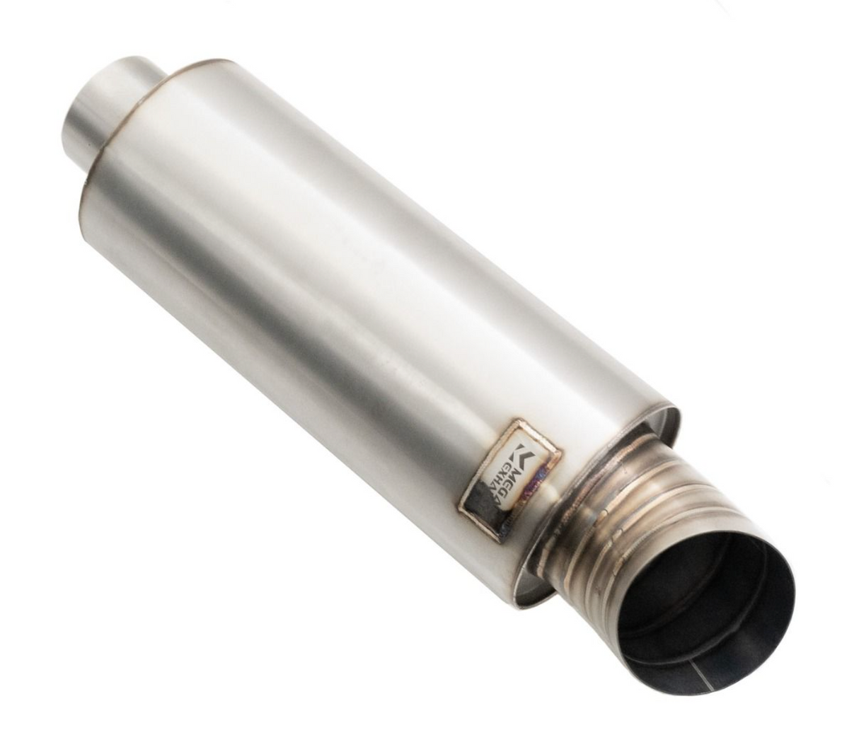Megan Racing® Universal Turndown Exhaust Muffler 3"