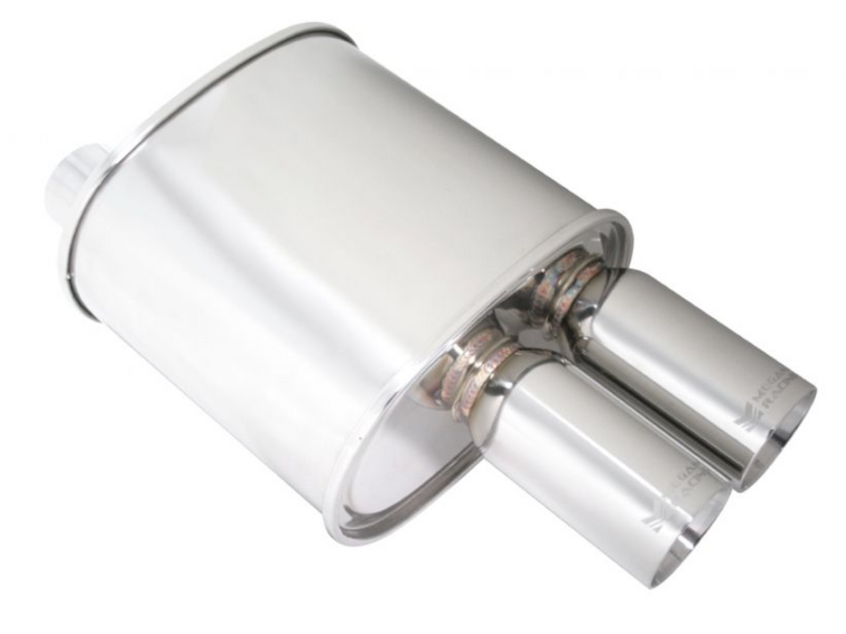 Megan Racing® Universal Exhaust F-RT Dual Tip Muffler