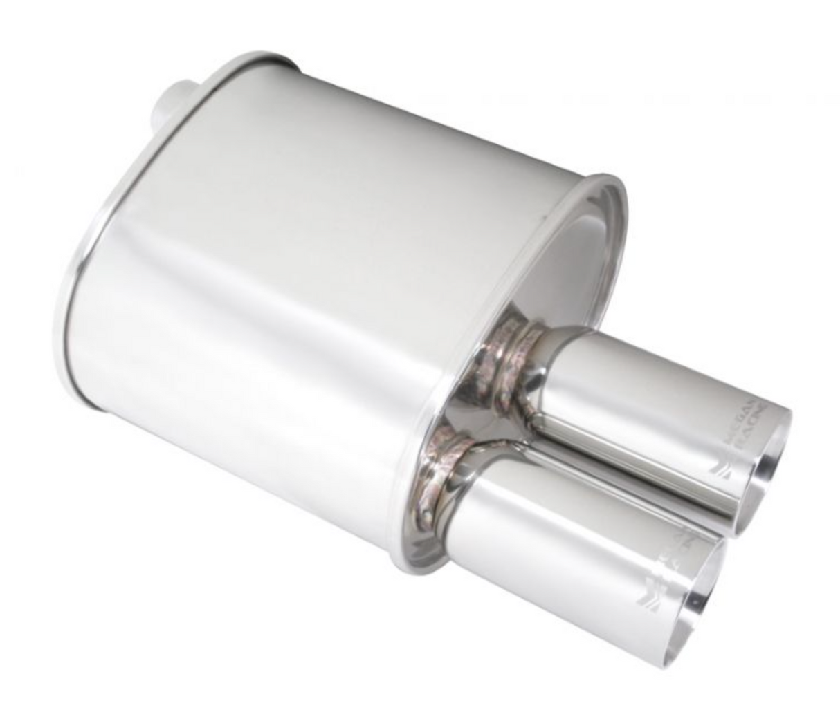 Megan Racing® Universal Exhaust F-RT Dual Tip Muffler