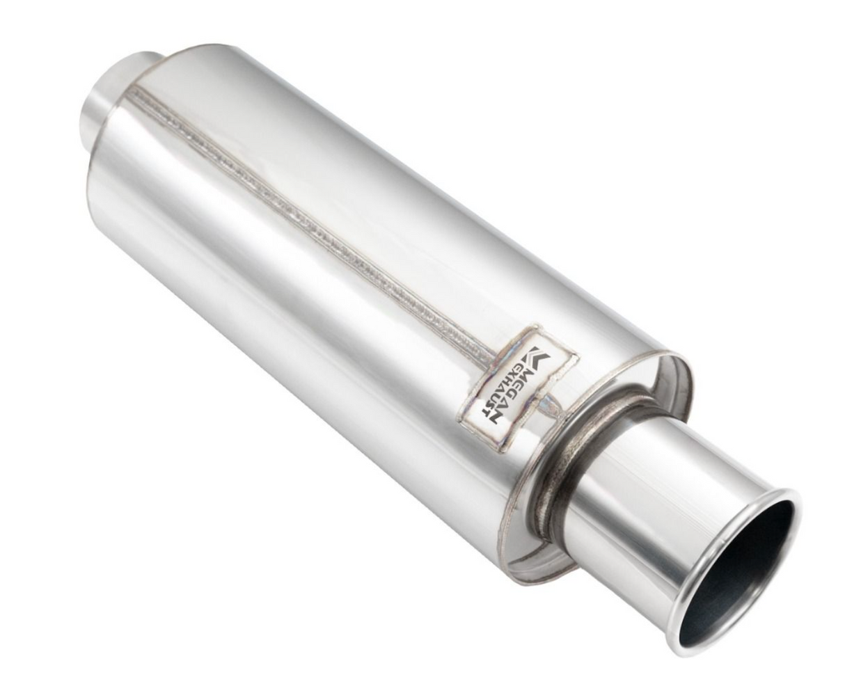 Megan Racing® Universal Exhaust Muffler Rolled Tip 2.5"