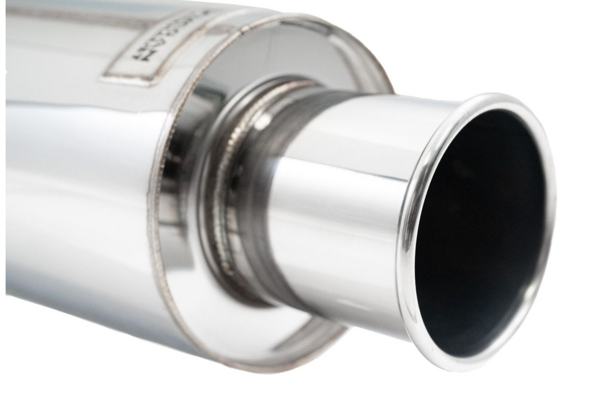 Megan Racing® Universal Exhaust Muffler Rolled Tip 2.5"