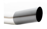Megan Racing® Universal 3" to 4" VIP Exhaust Tips "Blast Pipes" Style - Single - Angled - Black Chrome Tip