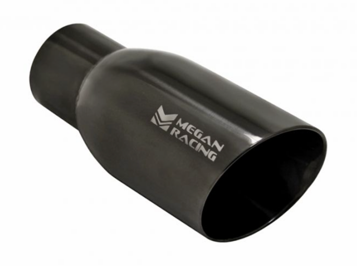 Megan Racing® Universal Exhaust Black Chrome 2.5