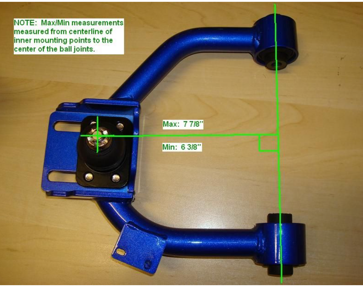 Megan Racing® (02-08) Honda Accord Front Upper Camber Kit