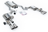 Milltek® Ford Mustang EcoBoost S650 304SS 3" Valved/Resonated Cat-Back Exhaust with Quad 4" OD Tips