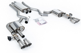 Milltek® Ford Mustang EcoBoost S650 304SS 3" Valved/Resonated Cat-Back Exhaust with Quad 4" OD Tips