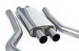 Milltek® Ford Mustang EcoBoost S650 304SS 3" Valved/Resonated Cat-Back Exhaust with Quad 4" OD Tips