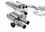 Milltek® Ford Mustang EcoBoost S650 304SS 3" Valved/Resonated Cat-Back Exhaust with Quad 4" OD Tips