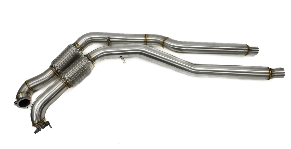 ARM Motorsports® (17-24) Audi S4/S5 B9 304SS 3" Catted Mid-Pipes