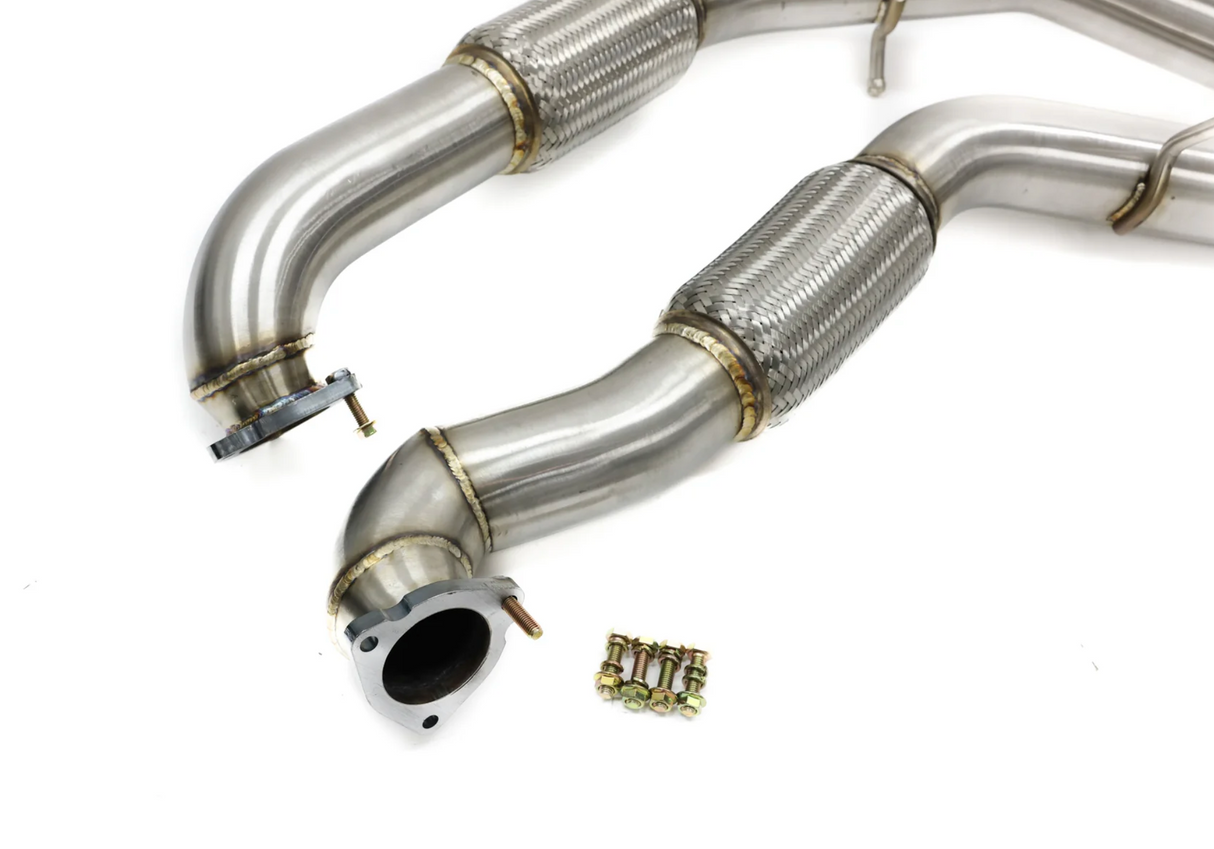 ARM Motorsports® (17-24) Audi S4/S5 B9 304SS 3" Catted Mid-Pipes