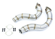 ARM Motorsports® (06-12) BMW 1M/135i/335i N54B30 304SS 3"Catless Down Pipes