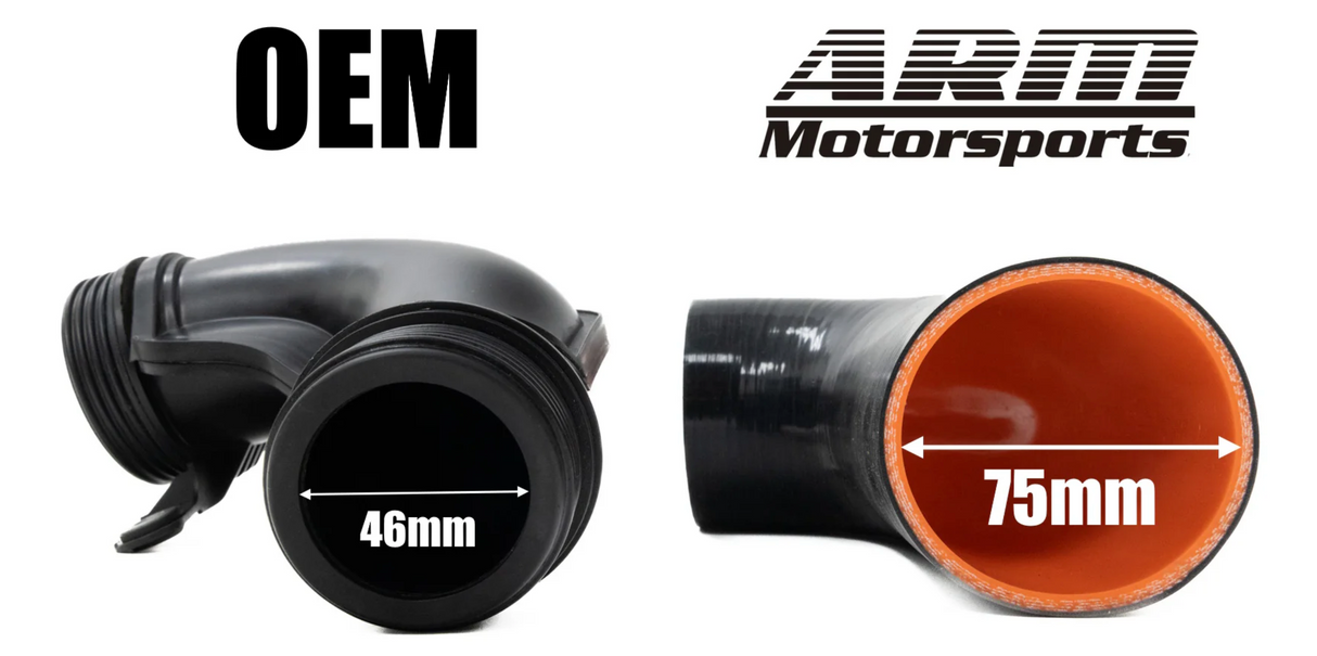 ARM Motorsports® (10-13) BMW 135i/335i N55B30 Cold Air Intake System