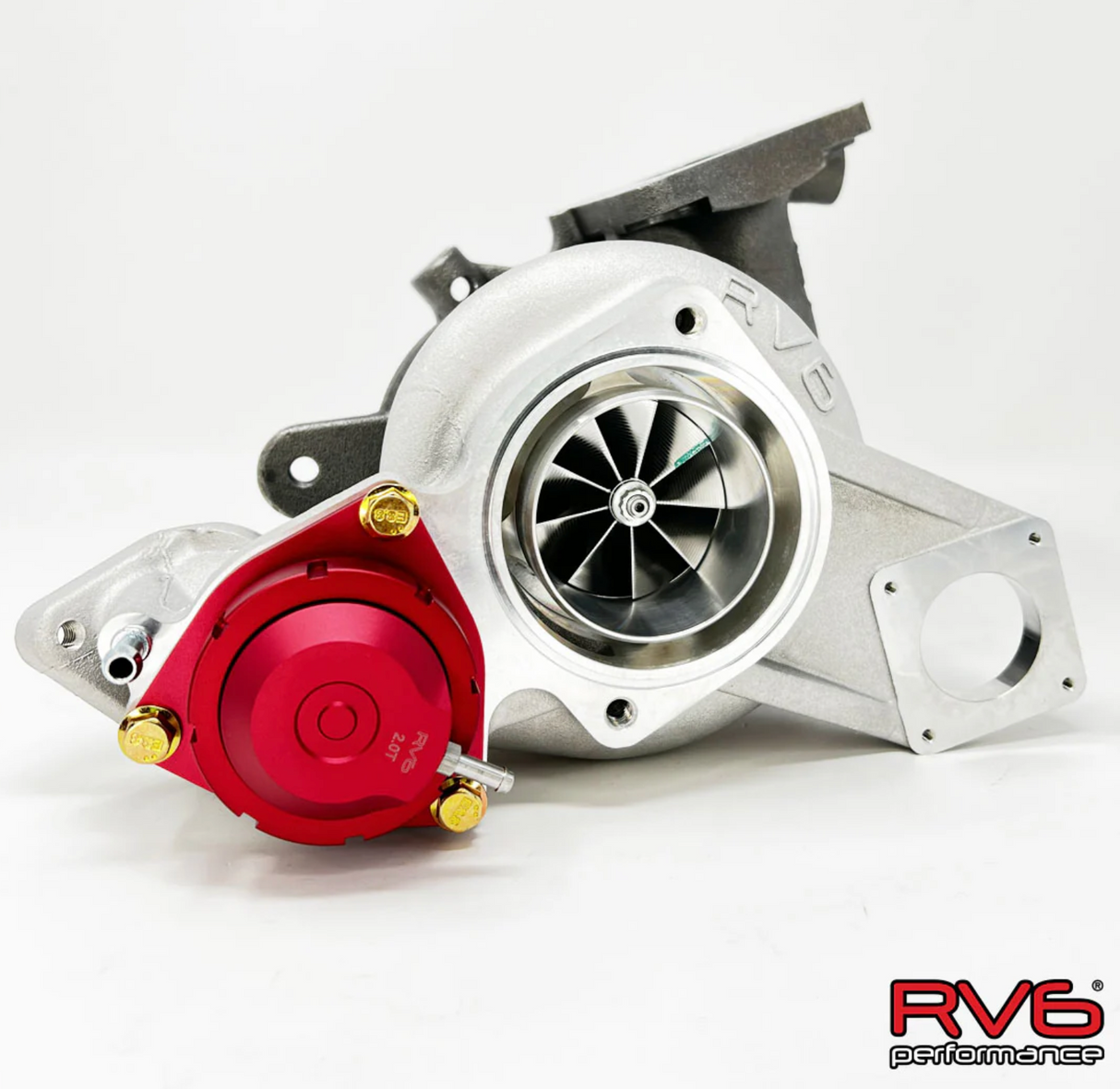 RV6 Performance® (23-26) Honda Civic Type-R FL5 R660AS Antisurge/T51R RED Ball Bearing Turbocharger with CF Inlet pipe