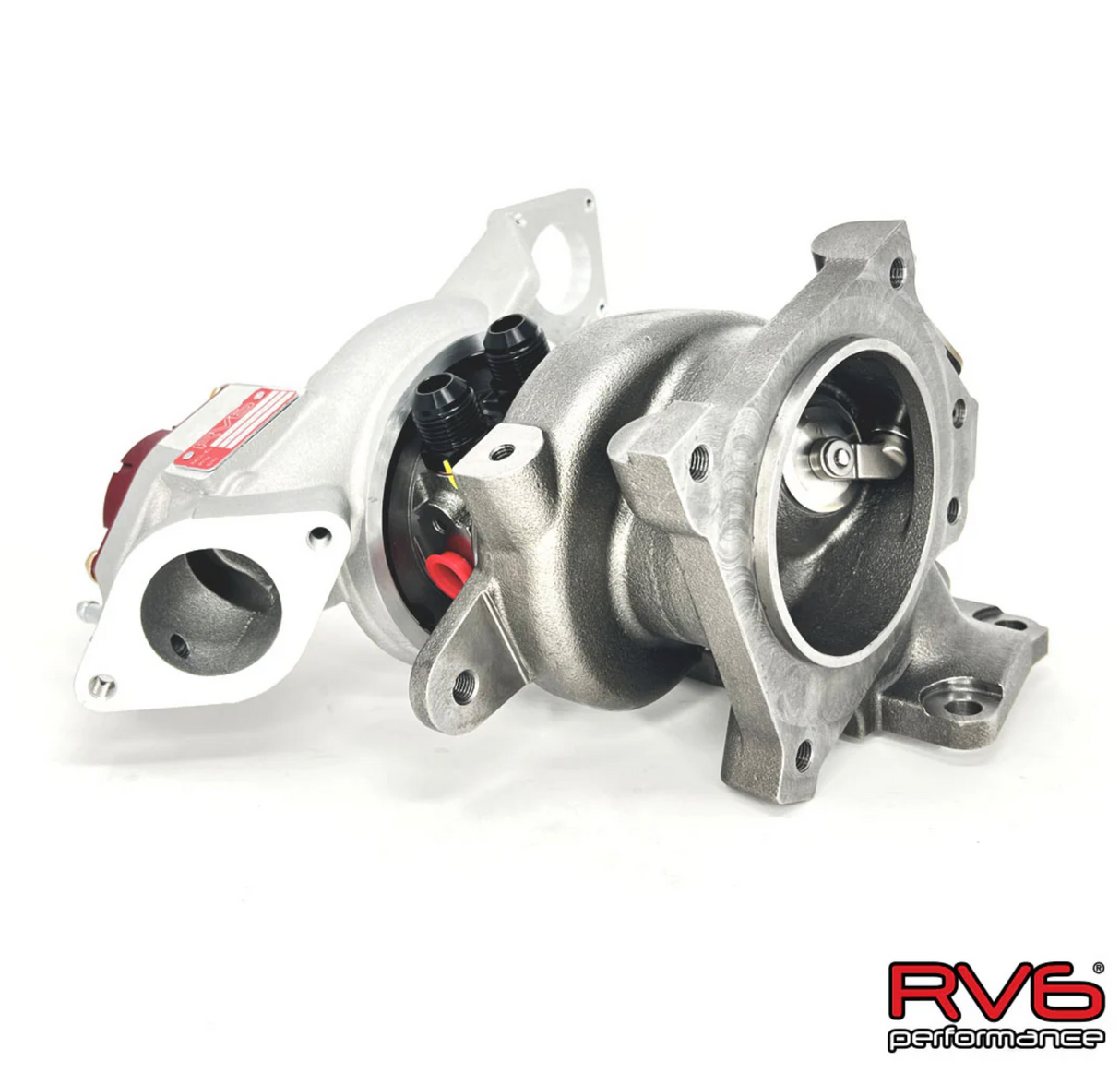 RV6 Performance® (23-26) Honda Civic Type-R FL5 R660AS Antisurge/T51R RED Ball Bearing Turbocharger with CF Inlet pipe