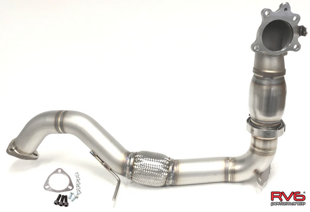 RV6 Performance® (16-21) Honda Civic Si Catted Downpipe & Front Pipe Combo