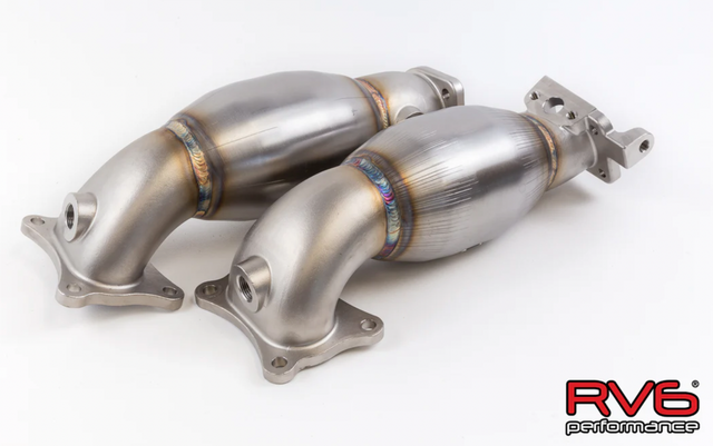 RV6 Performance® (14-20) Acura MDX GEN II High Flow Precate Catalytic Converters