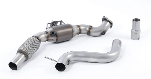 Milltek® (15-26) Mustang EcoBoost Large Bore Downpipe with Hi-Flow Sports Catalyst (For OE Cat-Back)
