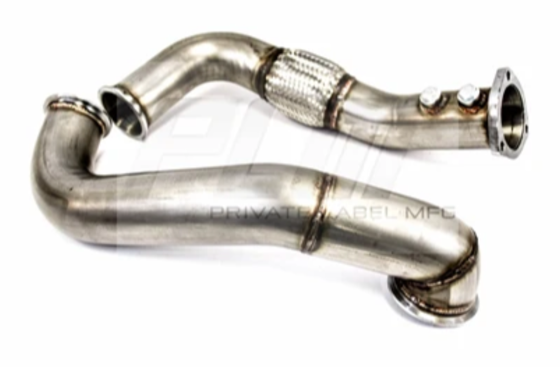 PLM® (88-01) Acura Integra/Honda Civic K20 Catted Down Pipe for K-Series Swap