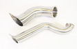 PLM® Honda K-Series Power Driven D-Series Hood Exit Up-pipe & Dump Tube for Top Mount Turbo Manifold