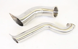 PLM® Honda K-Series Power Driven D-Series Hood Exit Up-pipe & Dump Tube for Top Mount Turbo Manifold