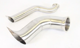 PLM® Honda K-Series Power Driven D-Series Hood Exit Up-pipe & Dump Tube for Top Mount Turbo Manifold