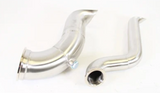 PLM® Honda K-Series Power Driven D-Series Hood Exit Up-pipe & Dump Tube for Top Mount Turbo Manifold